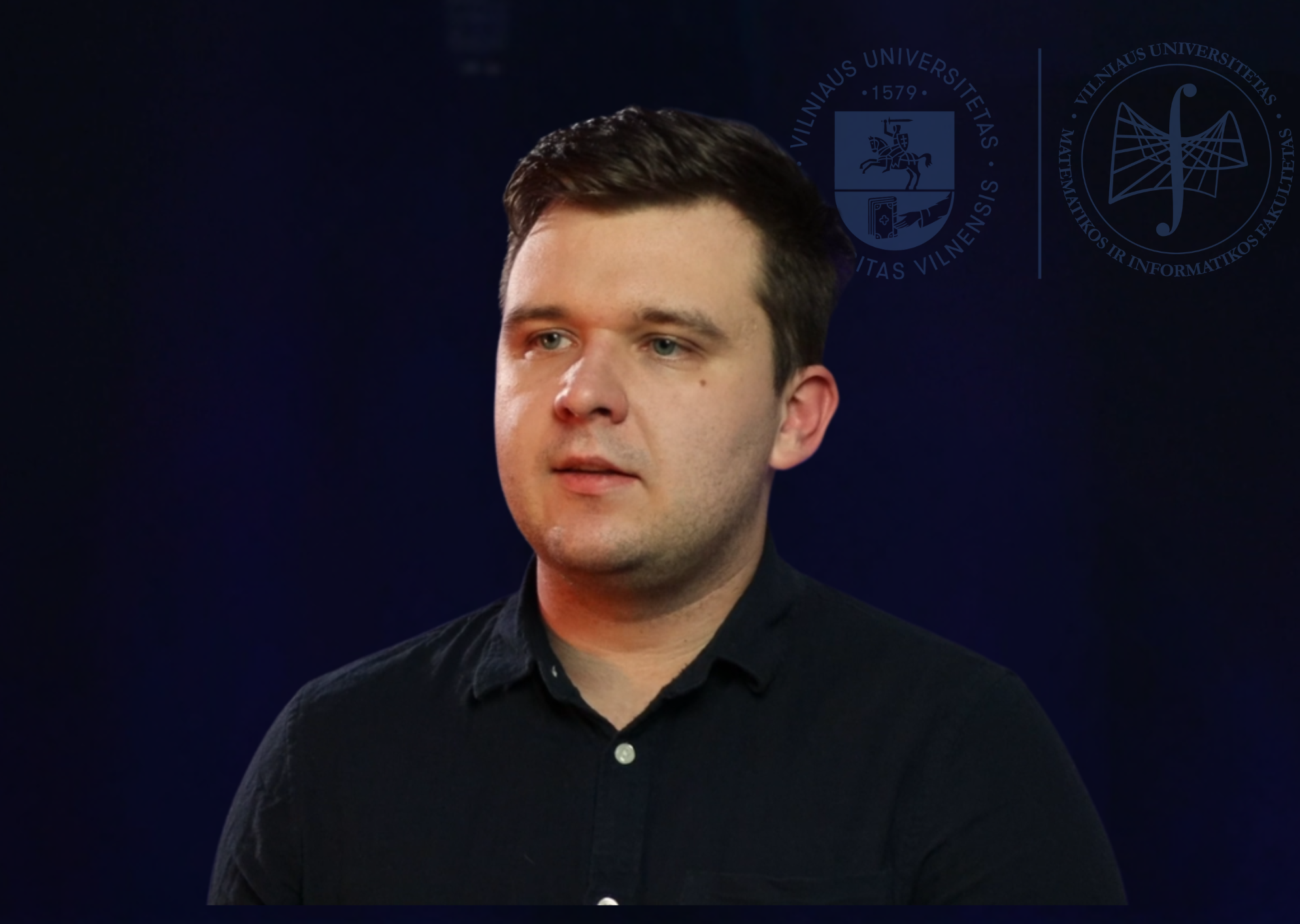 vu mif programu sistemu absolventas paulius milmantas dirbantis vyriausiuoju programuotoju ir destantis programu sistemu inzinerija