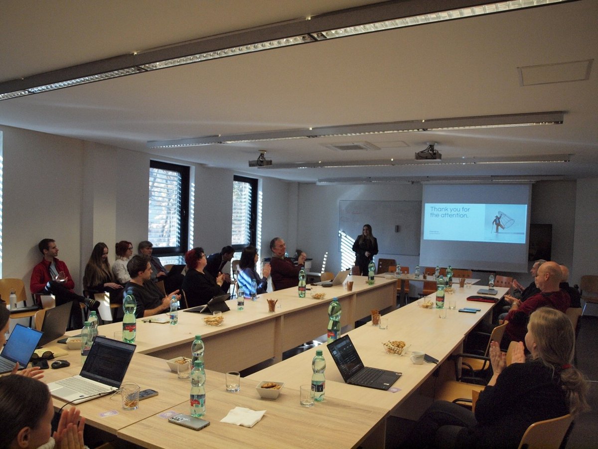 A moment from the visit. Photo from the participants’ personal archive